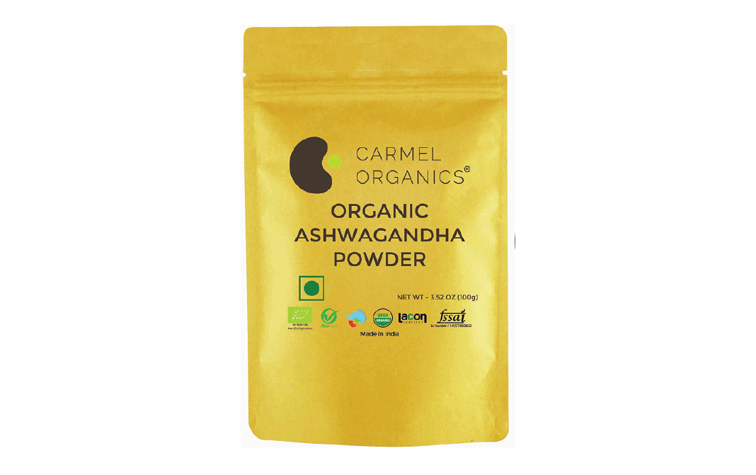Carmel Organics Ashwagandha Powder    Pack  100 grams